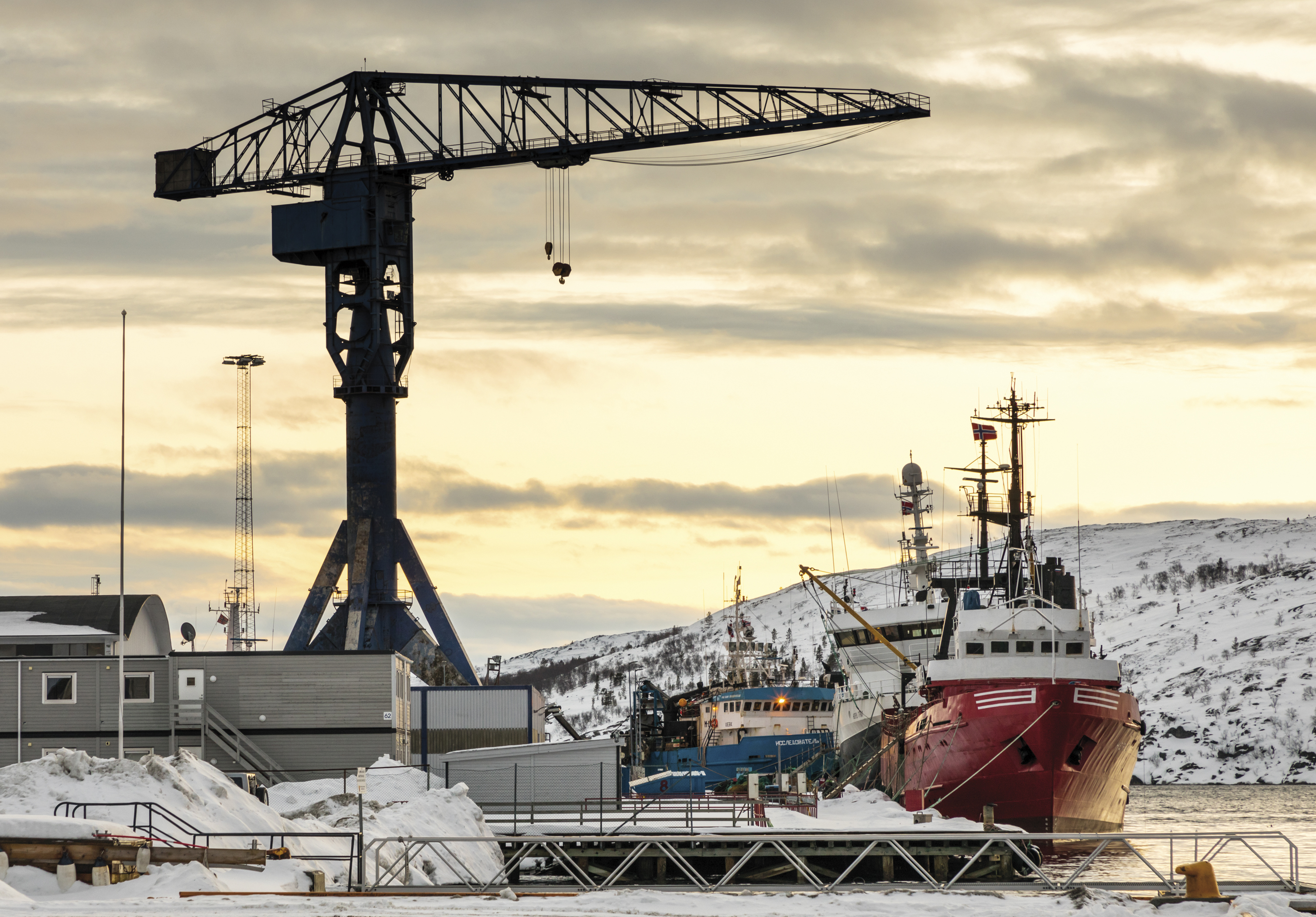 Der Hafen von Kirkenes 