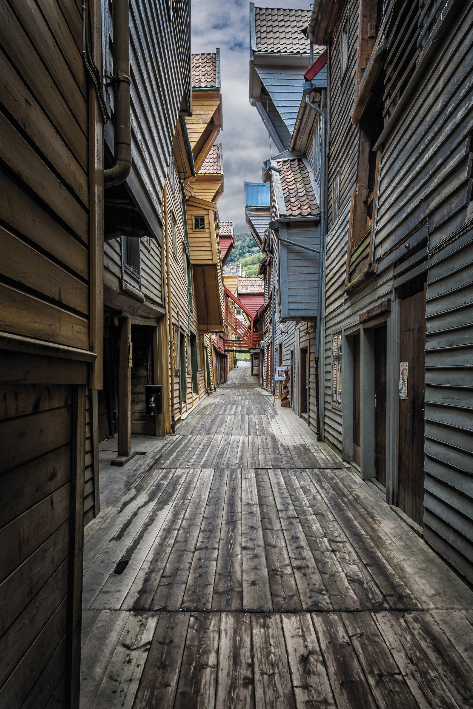 Hanseatische Landungsbrücken in Bergen