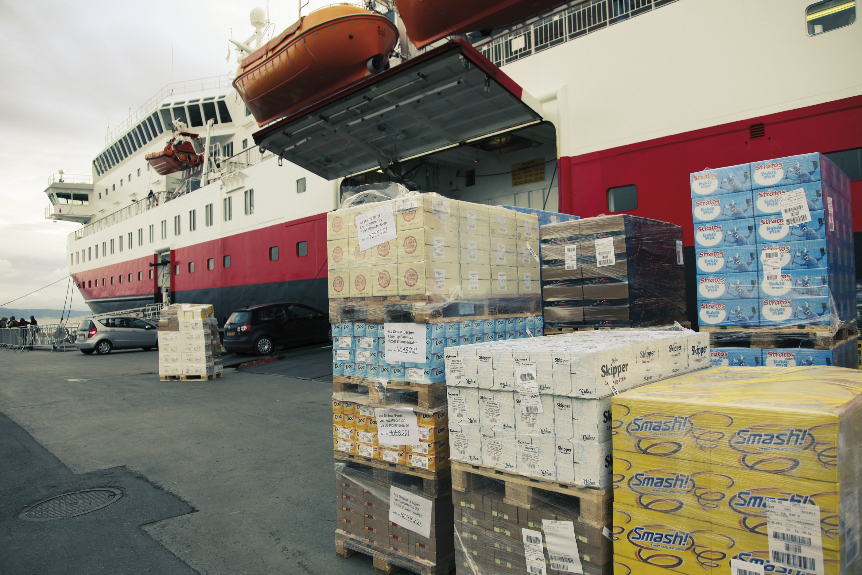 Noch heute wird neben Passagieren auch Fracht von Hafen zu Hafen transportiert